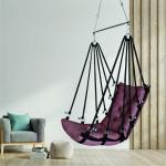 Soft Pink Jhula | Beautiful Hanging Swing for Balcony, Living Room & Indoor Use