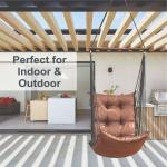 Brown Hammock Swing | Comfortable Jhula for Reading, Lounging & Home Décor